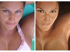 Ritratto ad olio da foto Ritratto ad olio da foto