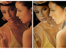 Ritratto ad olio su commissione da fotografia Ritratto ad olio su commissione da fotografia