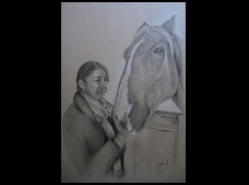 Ritratti di animali a matita Ritratto di animale a matita